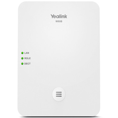 Yealink - Station de base DECT Multi-Cell - W80B - Blanc