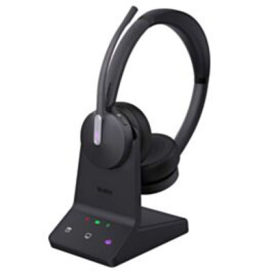 Yealink - Casque sans fil DECT & Bluetooth - WH64 Dual UC - Noir
