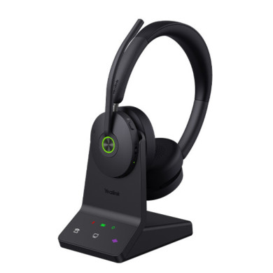 Yealink - Casque sans fil DECT ANC - WH68 UC - Noir