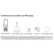 Yealink W56H - Combiné DECT avec grand écran couleur