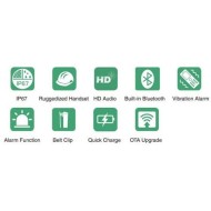 Yealink W59R - Combiné DECT Renforcé  IP67 Avec Écran Couleur