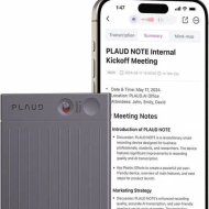 PLAUD NOTE – Enregistreur vocal AI, transcription & résumé intelligent