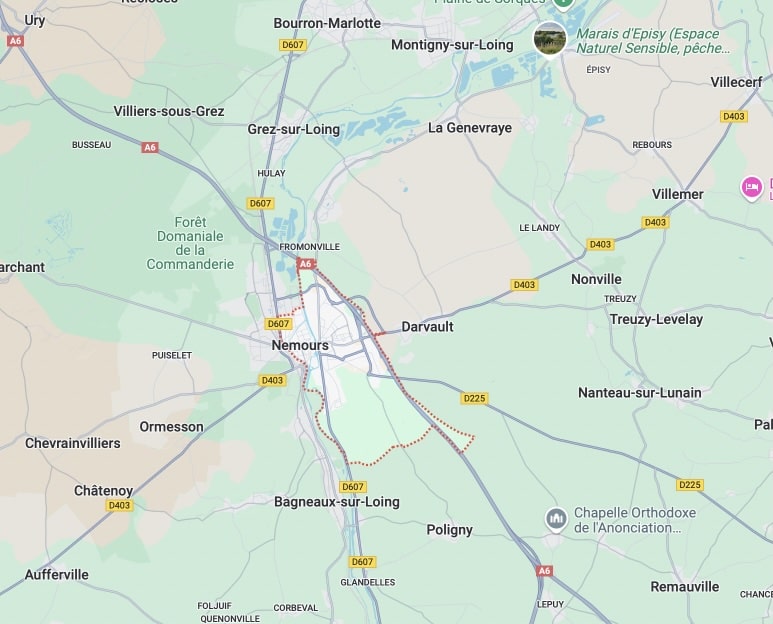 Nemours Saint Pierre les Nemours Bagneaux-sur-Loing Bourron Marlotte