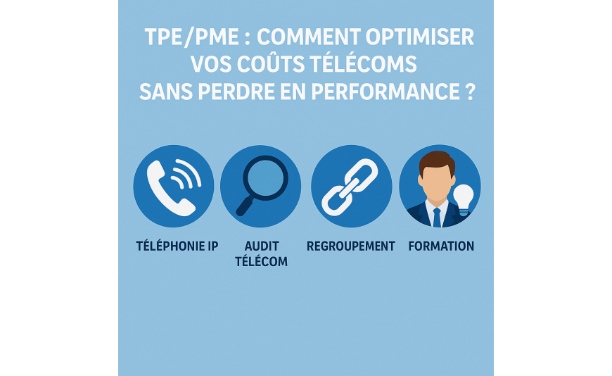 TPE/PME : comment optimiser vos coûts télécoms sans perdre en performance ? TPE/PME : comment optimiser vos coûts télécoms sans perdre en performance ?