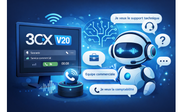 Le SVI est-il dépassé ? Place à l’IA téléphonique avec 3CX V20